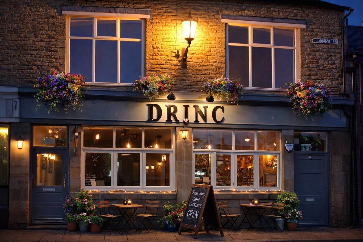 DRINC Coffee Bar front on Bridge Street Ramsbottom